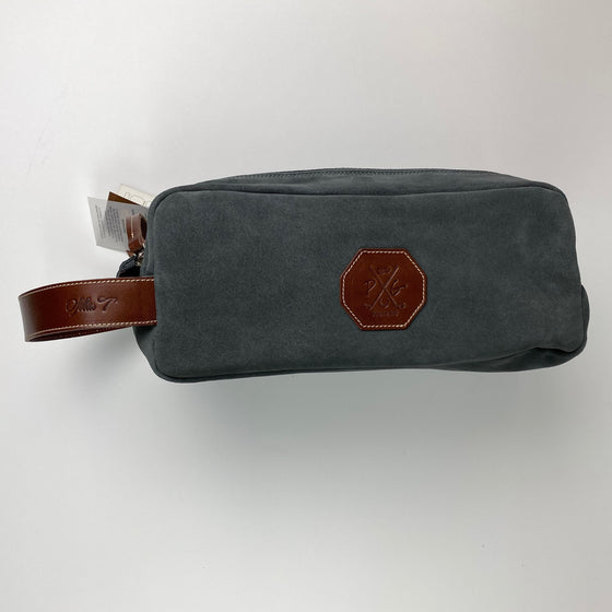 Barcelona Suede Shoe Bag - Peanuts and Golf in Grey