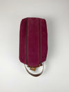 Barcelona Suede Shoe Bag - Peanuts and Golf in Bordeaux