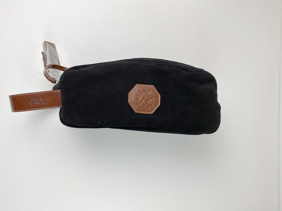 Barcelona Suede Shoe Bag - Peanuts and Golf in Black