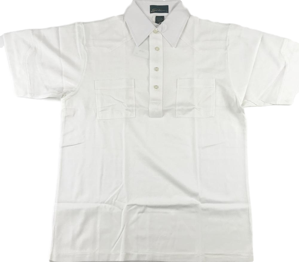Sahara  Mens  White  Short  Sleeve Polo