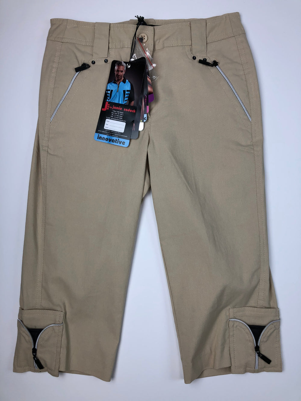 Jamie Sadock Golf Capri Pant 11331 - Khaki
