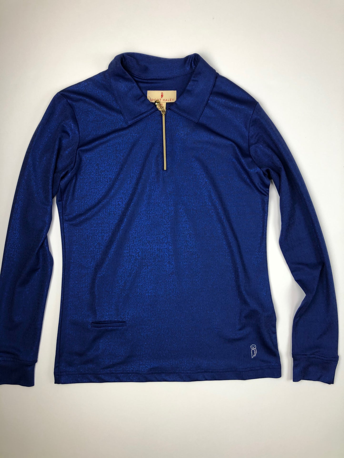 Sport Haley Royal Blue Long Sleeve Polo
