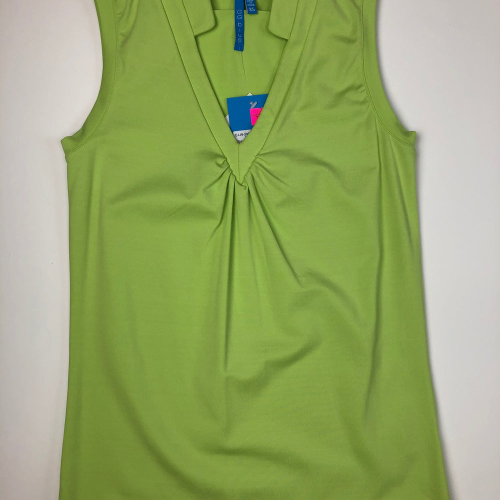 GG Blue Sean Lime Sleeveless Shirt