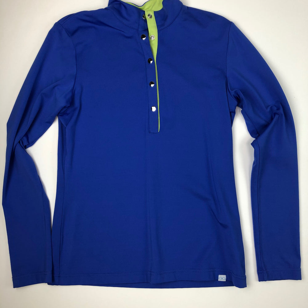GG Blue Liz Blue Longsleeve Mock
