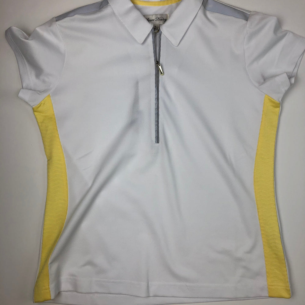 Sport Haley Short Sleeve Polo with Yellow