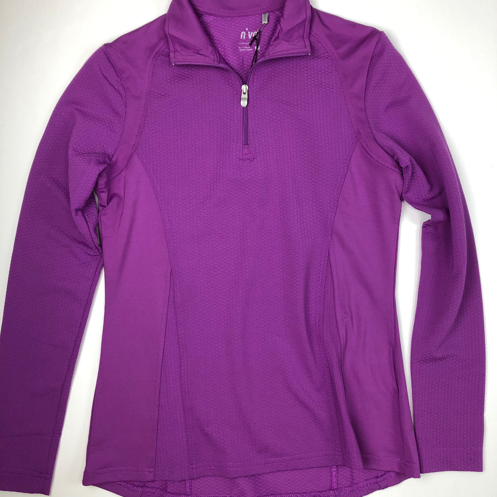 Nivo Long Sleeve Sleeve Purple Mock