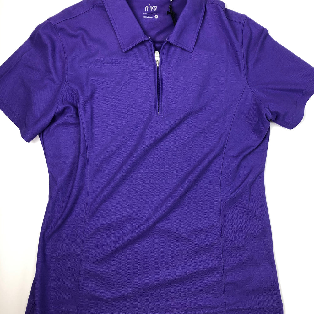 Nivo Short Sleeve Sleeve Purple Polo