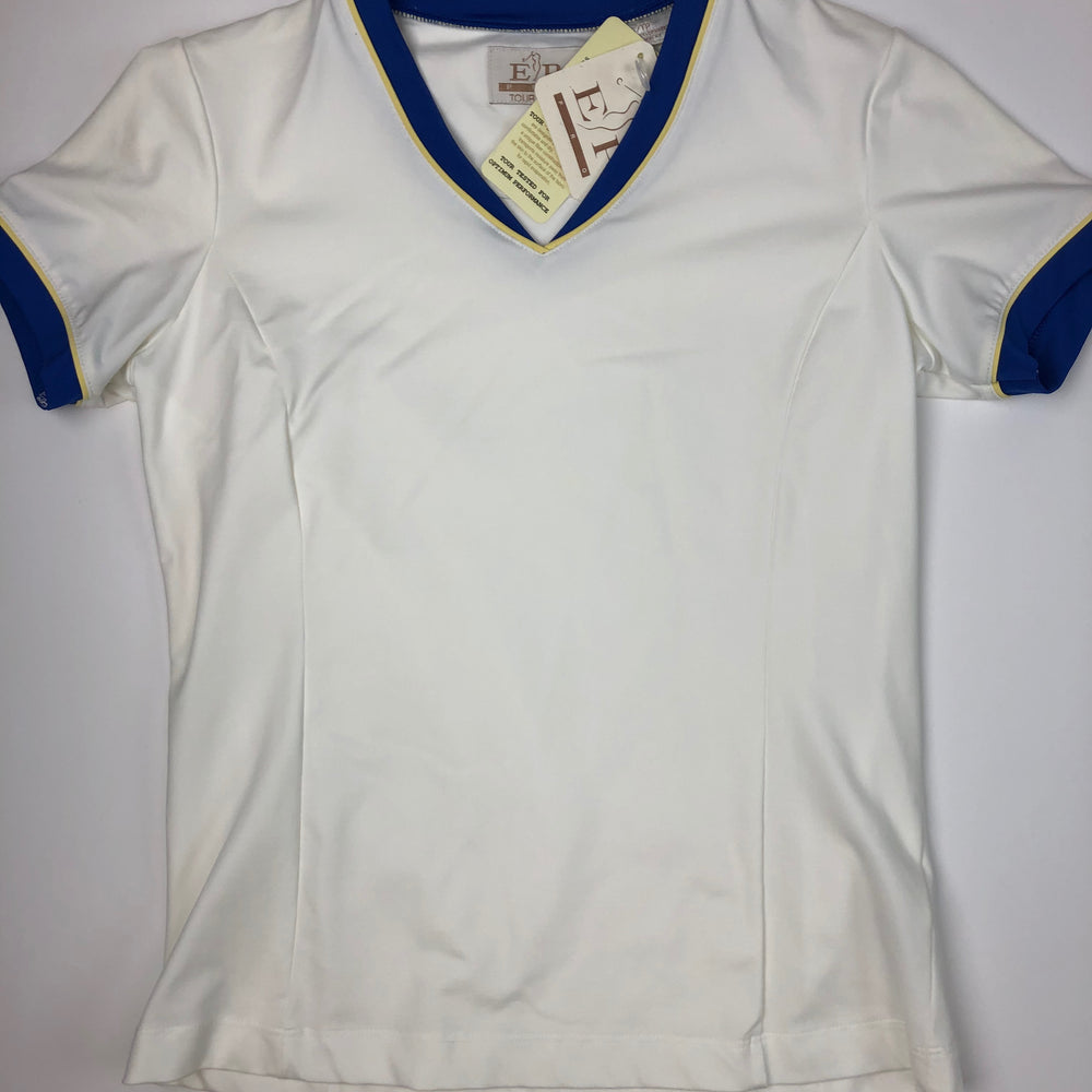 
                      
                        EP Pro Short Sleeve Crew V-Neck Shirt - White
                      
                    