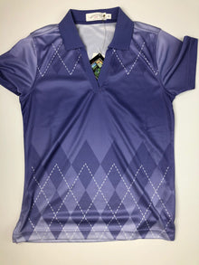  Monterey Club Short Sleeve Print Polo 2543
