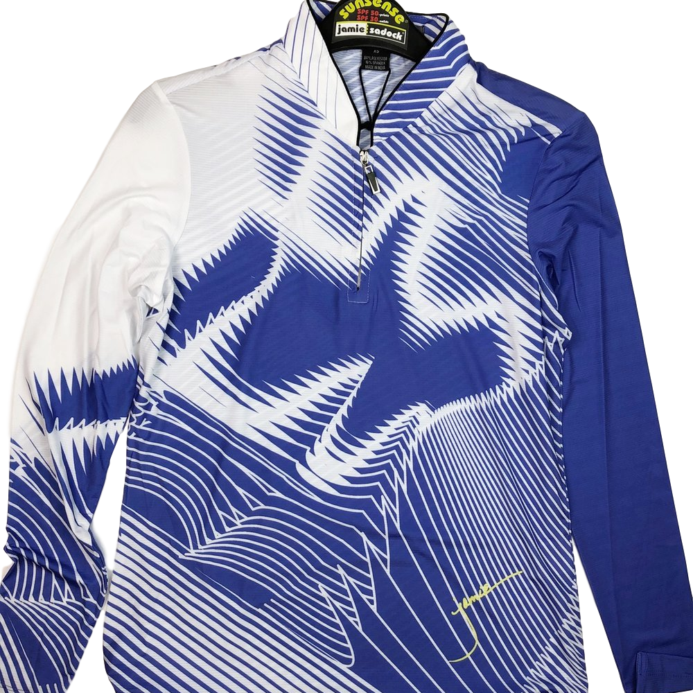 Jamie Sadock Long Sleeve Sunsense Purple Print #01131