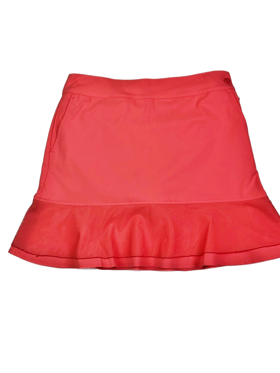 EP NY 19" Stretch Mesh Overlay Skort in Melon