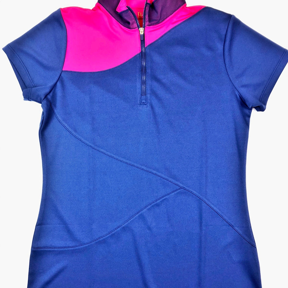 EP NY Short Sleeve Inky/Pink Print Polo | SPF 50