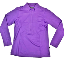  Birdee Sport Long Sleeve Polo in Purple