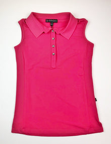  Birdee Sport Sleeveless Polo in Pink