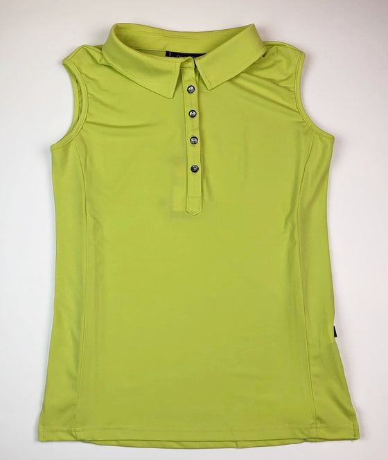 Birdee Sport Sleeveless Polo in Green