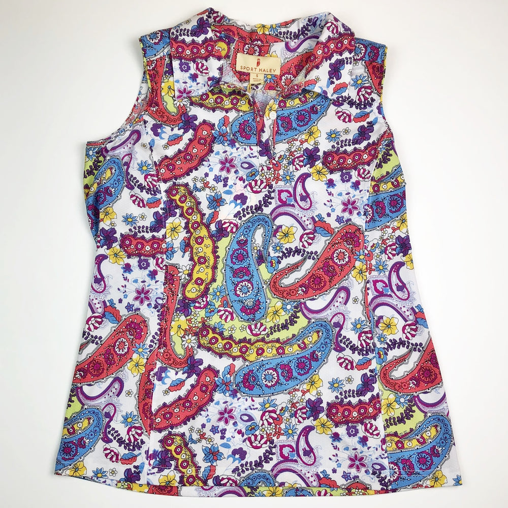Sport Haley Paisley Print Sleeveless