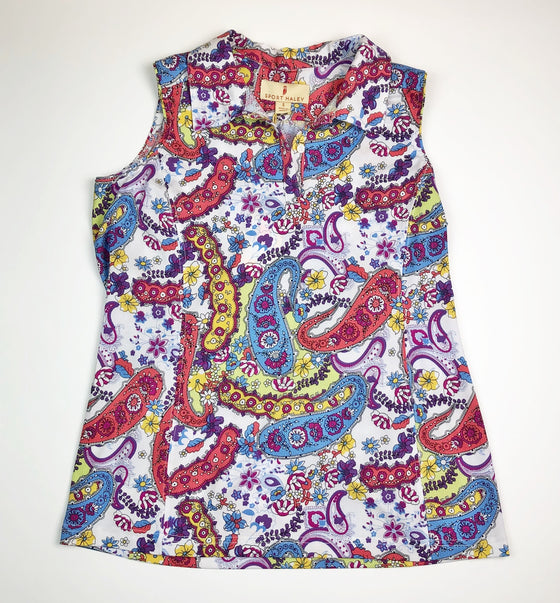 Sport Haley Paisley Print Sleeveless