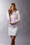 Sansoleil Longsleeve Mock: Newport Multi