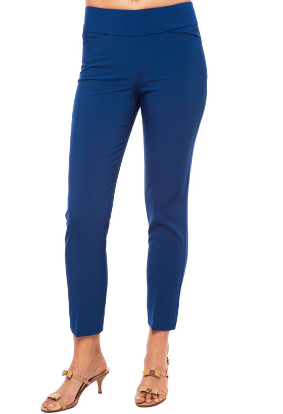 Ibkul Ankle Pant  4 Way Stretch - Navy