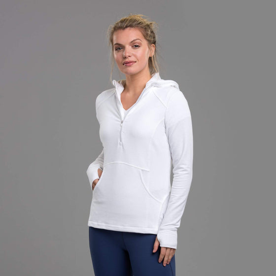 Zero Restriction  Gracie Hoodie - White