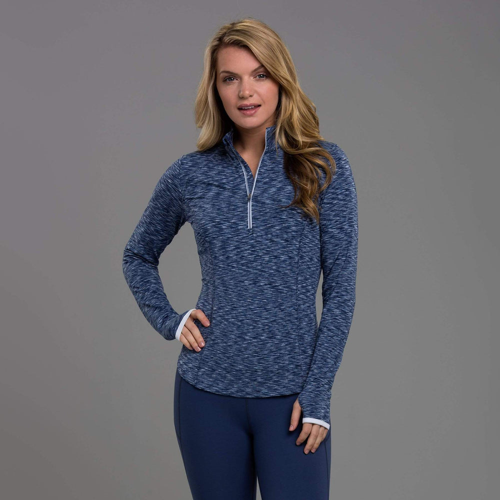 Zero Restriction Shae Zip Mock - Jet Set