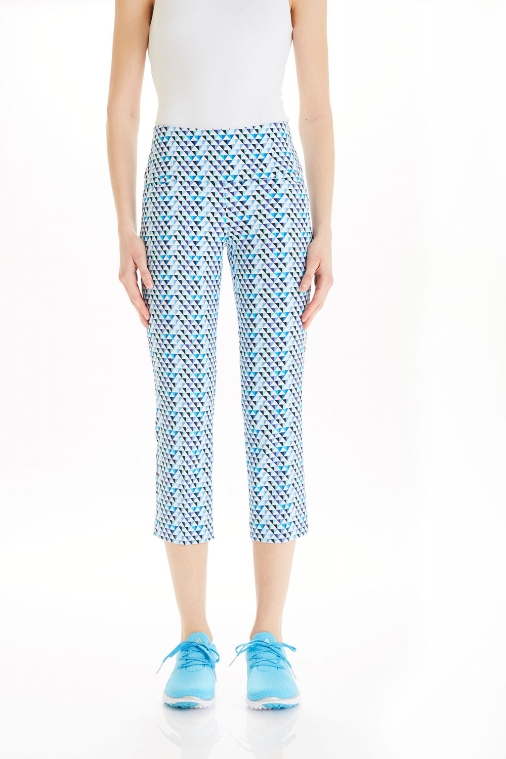Swing Control Masters Ankle Pant - Blue Geo