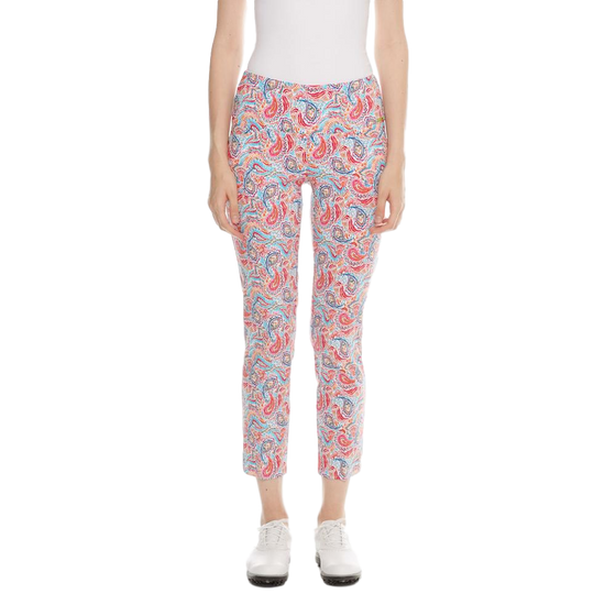 Swing Control Masters Ankle Pant - Bright Paisley