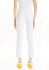 Swing Control Masters Ankle Pant - Lines Jacquard White