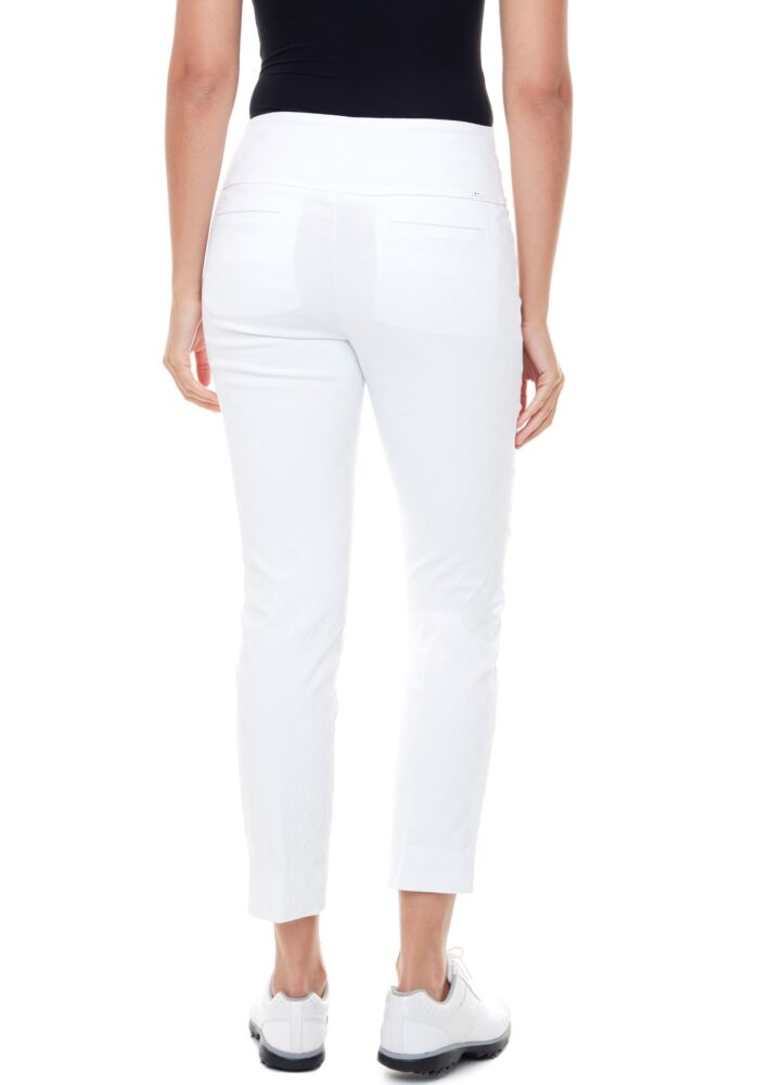 Swing Control Golf  Ankle Trouser - MOSAIK - White