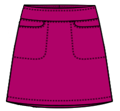 Nivo Diversity Essential Pull On Skort - Very Berry