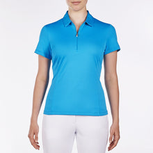  Nivo Natasha Short Sleeve Polo - Malibu Blue - SPF 40