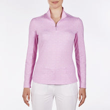  Nivo Lisa Long Sleeve Wild Orchid Print Mock - SPF 50