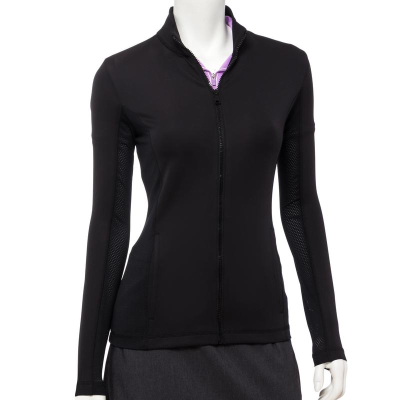 EP NY Long Sleeve Mesh Blocked Jacket - Black