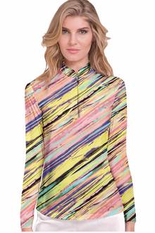  Jamie Sadock Long Sleeve Sunsense  Style 12127  Oblique