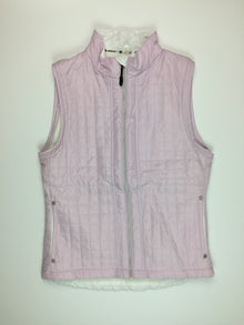  Sunice Quilted Vest - Lilac and White