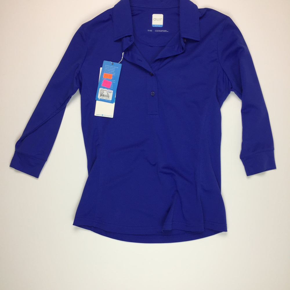 AUR Elbow Sleeve Polo - Royal Blue