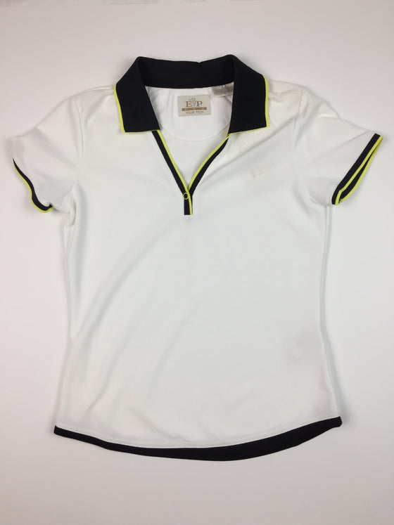 EP Pro Short Sleeve Polo - Black/Chartruese Accents