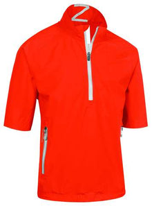  Zero Restriction Men's Jacket Power Torque 1/4 Zip Short Sleeve - Flame