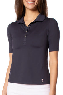  Golftini  Fabulous Elbow Polo - NAVY