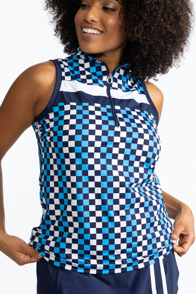 KINONA Sleeveless Golf Top - On Target - Check it Out – Peanuts and Golf