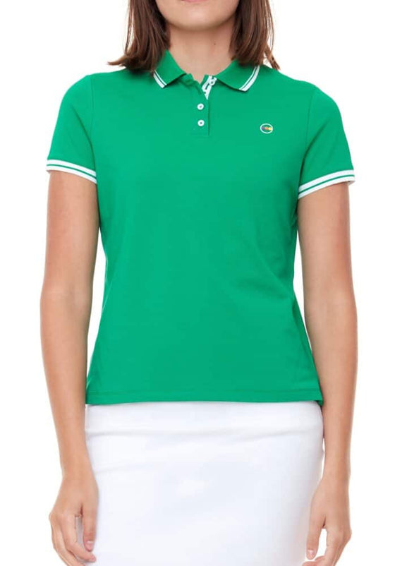 Swing Control Pique Short Sleeve Polo Shirt -  JELLYBEAN