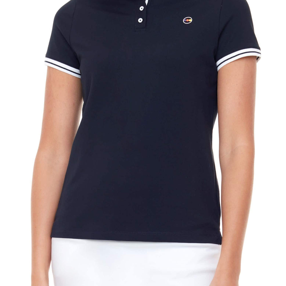 Swing Control Pique Short Sleeve Polo Shirt - NAVY