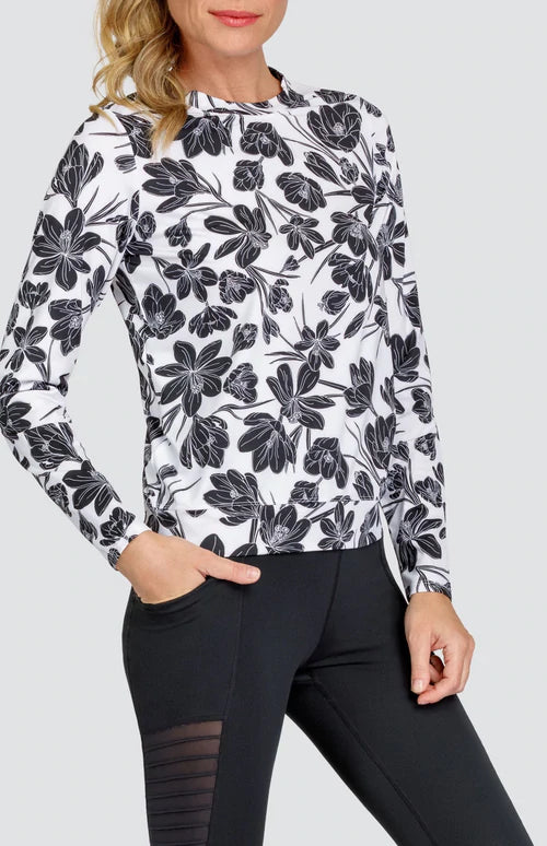 Tail Activewear Tennis NEPALI Long Sleeve Crew Neck - CROCUS MEADOW