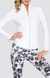 Tail Activewear Tennis HATHAWAY Jacket - Chalk White