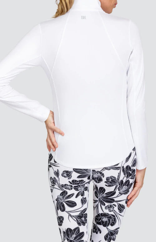 Tail Activewear Tennis HATHAWAY Jacket - Chalk White