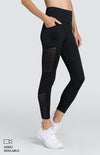 Tail Activewear Tennis  ANNALEE 24"  Leggings - Onyx Black