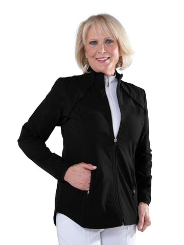 Jofit  - Wind Jacket with Removeable Sleeves  -  Black