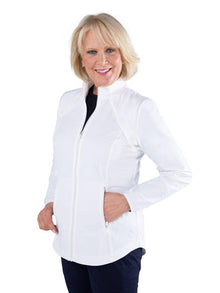  Jofit  - Wind Jacket with Removeable Sleeves  -  White