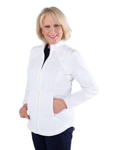 Jofit  - Wind Jacket with Removeable Sleeves  -  White