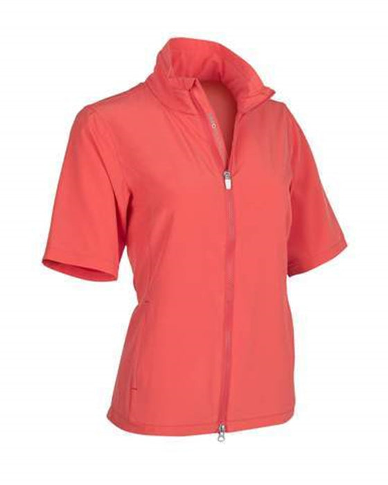 Zero Restriction EVE Short Sleeve Wind Jacket - Poppy